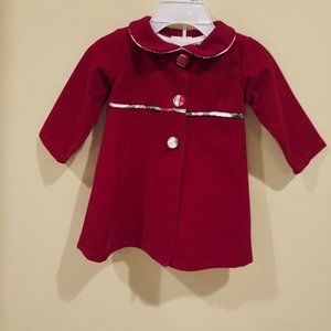 Formal Red Christmas Dress - 24 Months